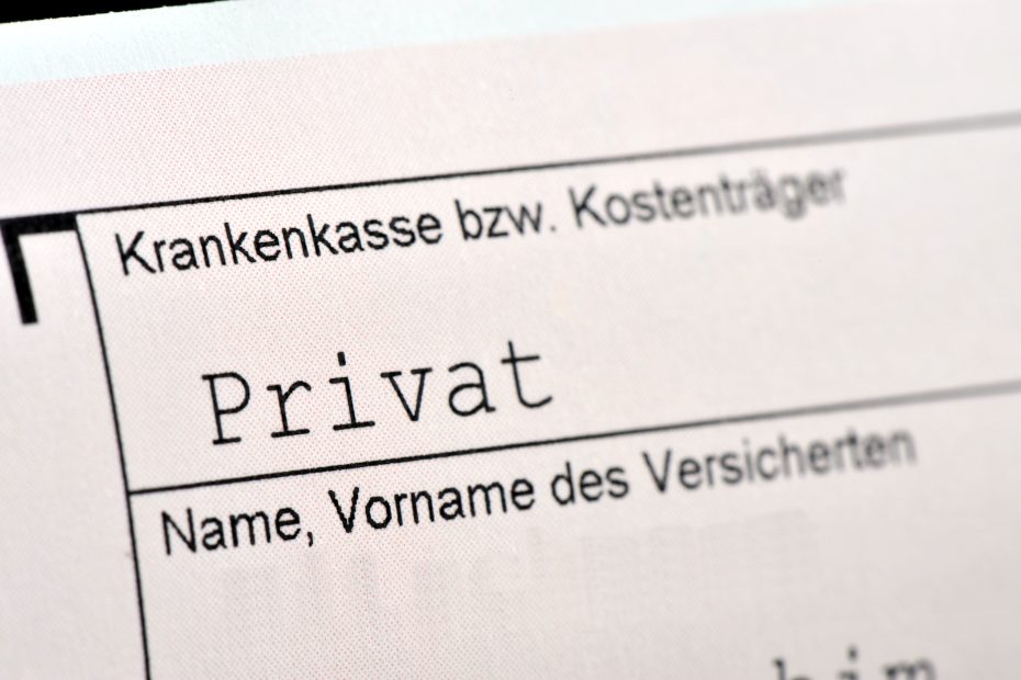 Überweisung mit der Kennzeichnung Privat